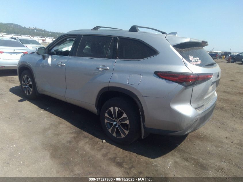 2022 TOYOTA HIGHLANDER XLE - 5TDGZRBH9NS244908