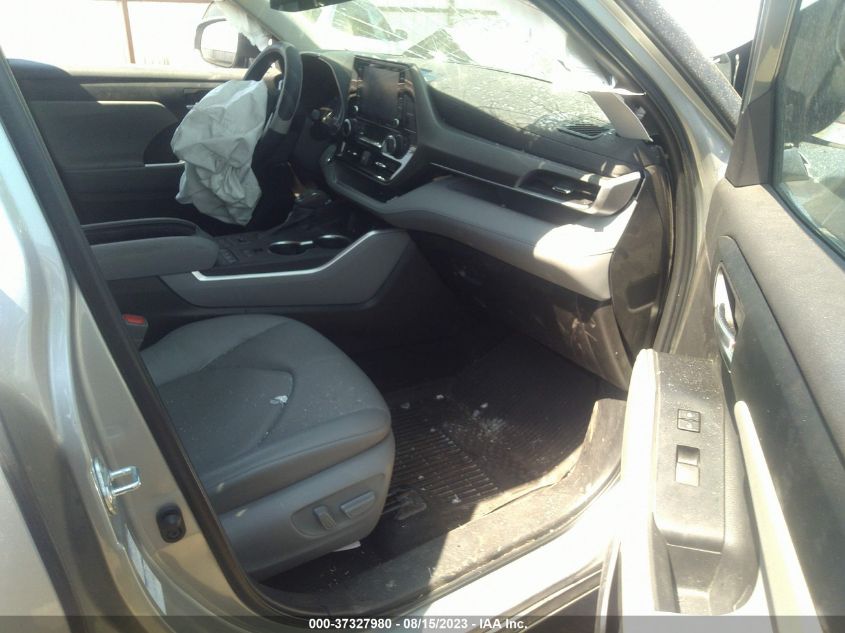2022 TOYOTA HIGHLANDER XLE - 5TDGZRBH9NS244908