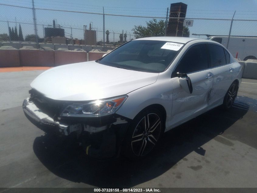 2017 HONDA ACCORD SEDAN SPORT - 1HGCR2F50HA062619