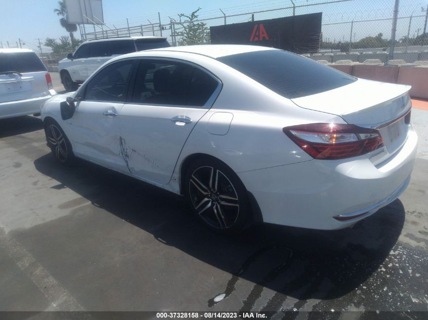 2017 HONDA ACCORD SEDAN SPORT - 1HGCR2F50HA062619