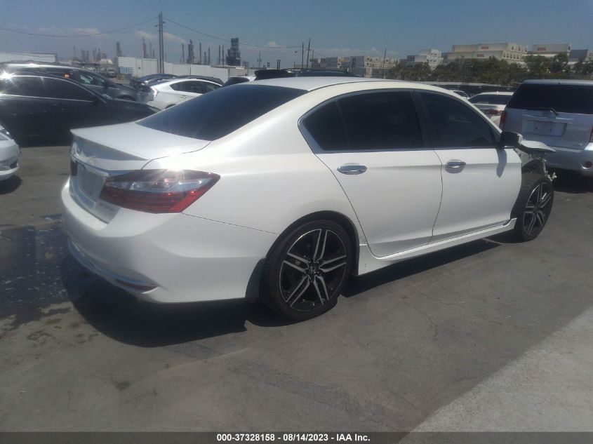 2017 HONDA ACCORD SEDAN SPORT - 1HGCR2F50HA062619
