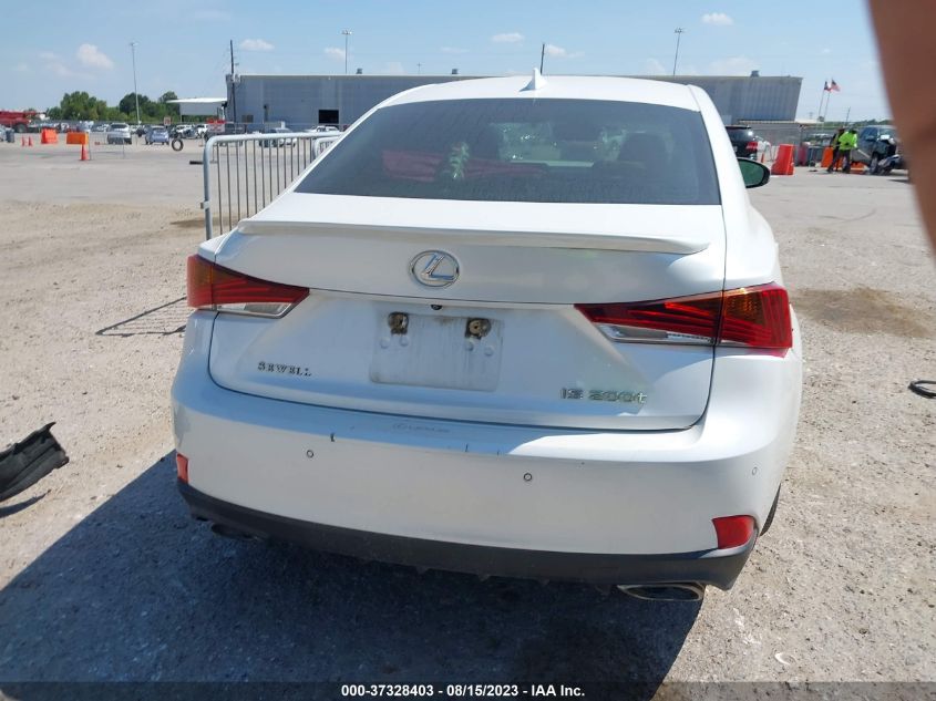 2017 LEXUS IS IS TURBO - JTHBA1D29H5039772