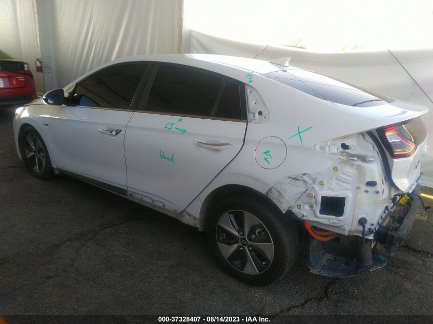 2019 HYUNDAI IONIQ ELECTRIC LIMITED KMHC05LH0KU034491