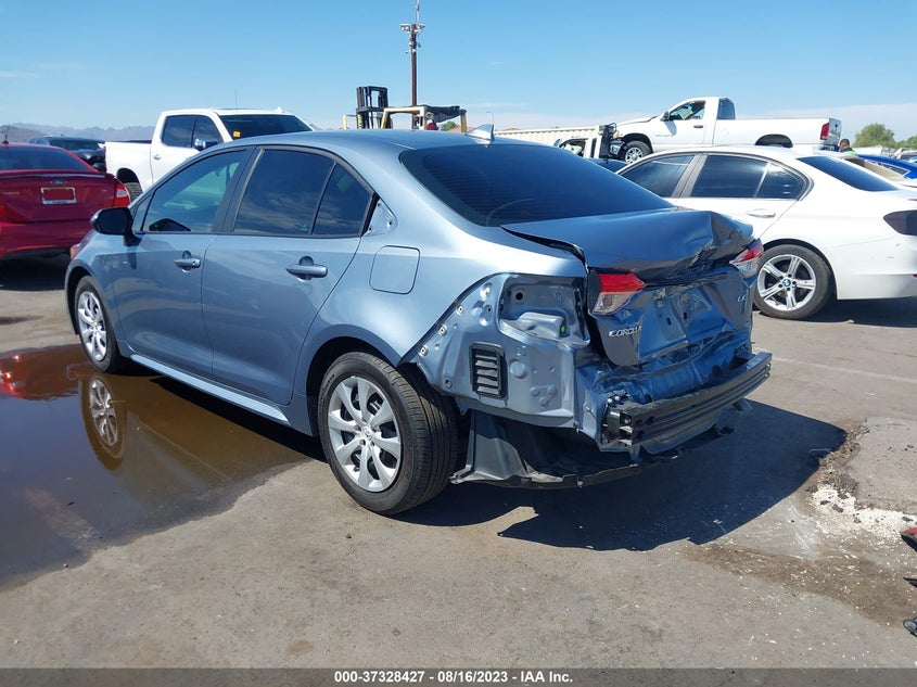 VIN 5YFEPRAEXLP059213 2020 TOYOTA COROLLA LE