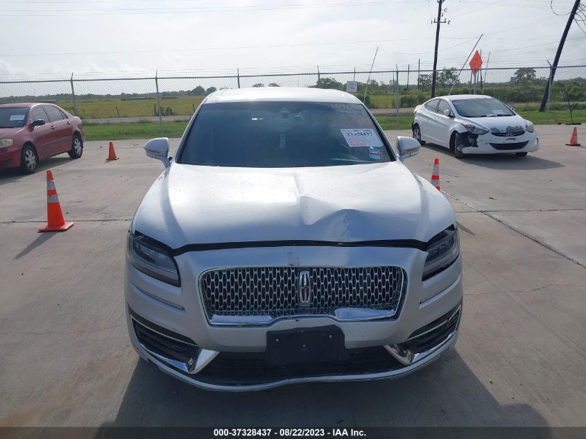 2019 LINCOLN NAUTILUS SELECT - 2LMPJ6K9XKBL52286