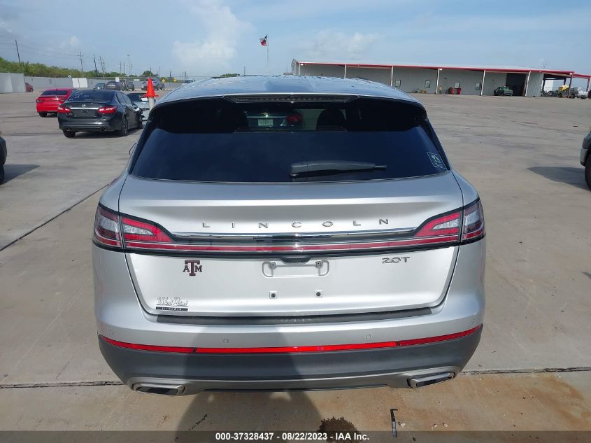 2019 LINCOLN NAUTILUS SELECT - 2LMPJ6K9XKBL52286
