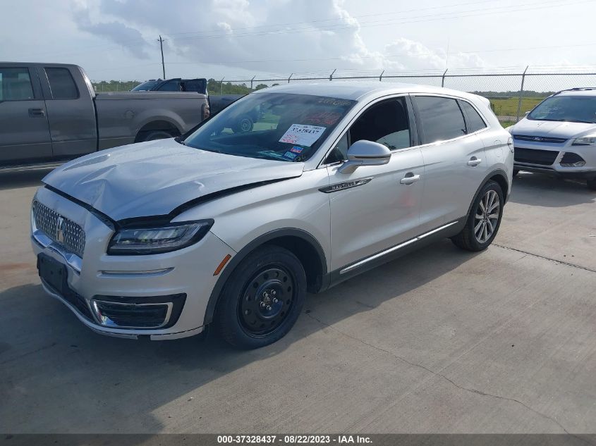 2019 LINCOLN NAUTILUS SELECT - 2LMPJ6K9XKBL52286