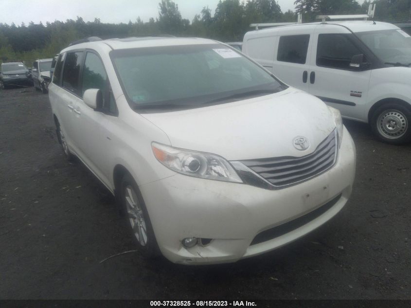 2017 TOYOTA SIENNA XLE - 5TDDZ3DC4HS165233