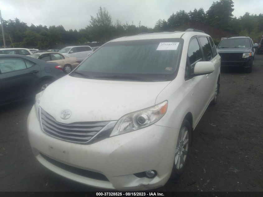 2017 TOYOTA SIENNA XLE - 5TDDZ3DC4HS165233