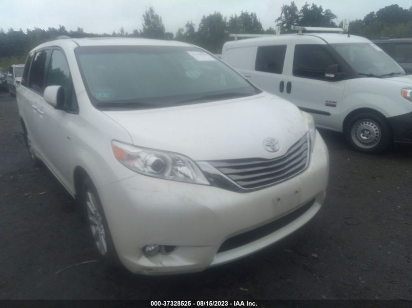 2017 TOYOTA SIENNA XLE - 5TDDZ3DC4HS165233