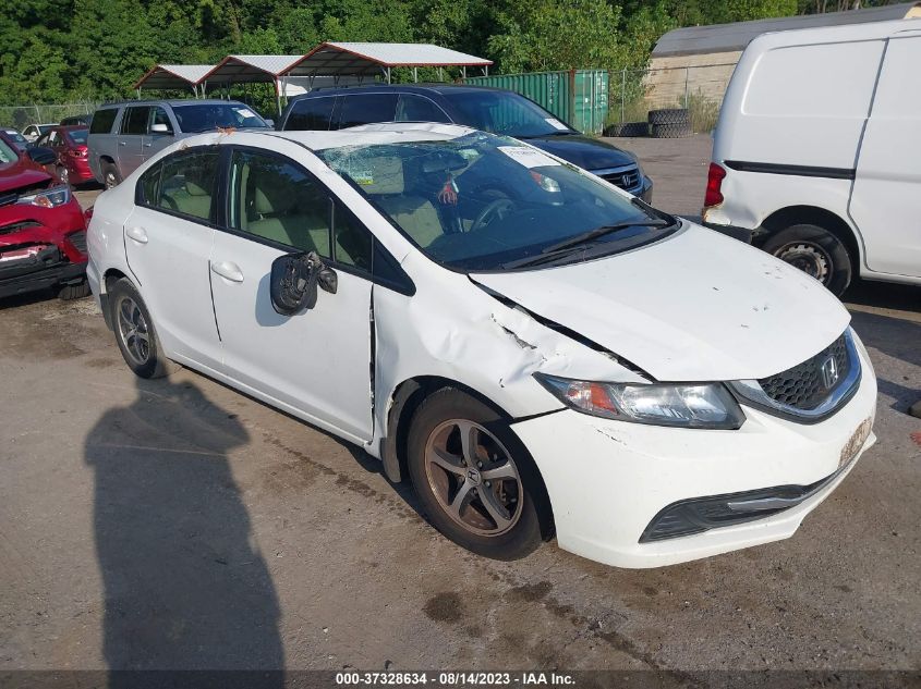 2015 HONDA CIVIC SEDAN SE - 19XFB2F77FE227299