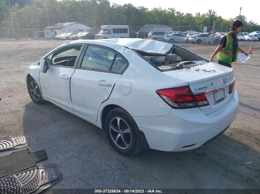 2015 HONDA CIVIC SEDAN SE - 19XFB2F77FE227299