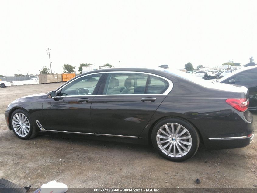 2016 BMW 7 SERIES 740I - WBA7E2C53GG738487