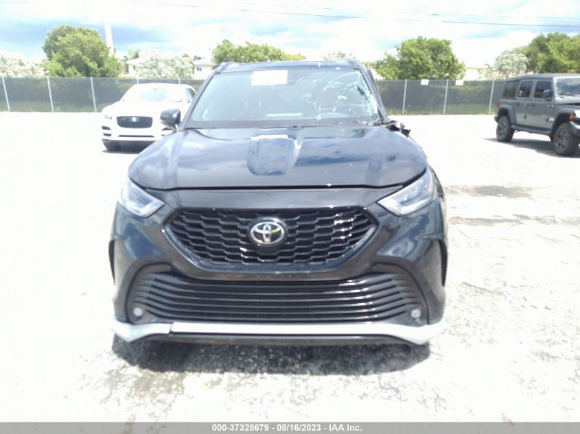 2021 TOYOTA HIGHLANDER XSE - 5TDLZRAH6MS087174