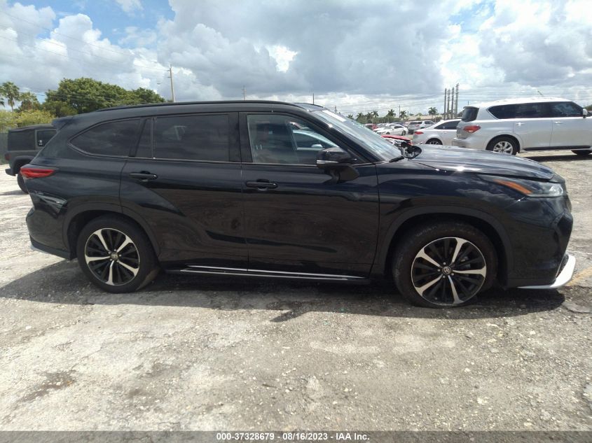 2021 TOYOTA HIGHLANDER XSE - 5TDLZRAH6MS087174