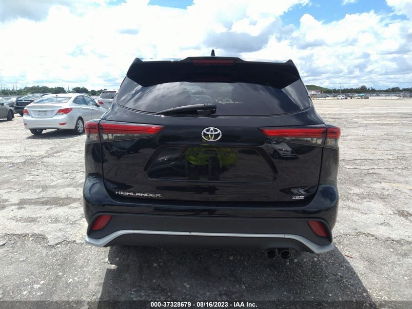 2021 TOYOTA HIGHLANDER XSE - 5TDLZRAH6MS087174