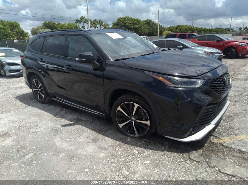 2021 TOYOTA HIGHLANDER XSE - 5TDLZRAH6MS087174