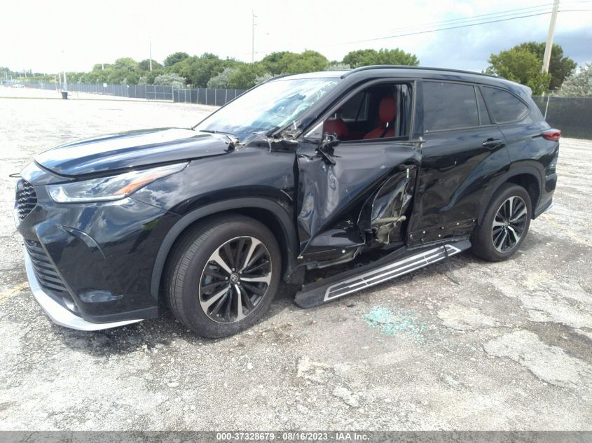2021 TOYOTA HIGHLANDER XSE - 5TDLZRAH6MS087174
