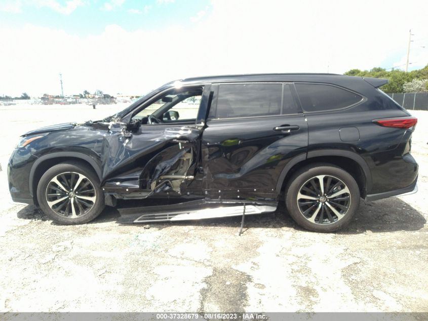 2021 TOYOTA HIGHLANDER XSE - 5TDLZRAH6MS087174