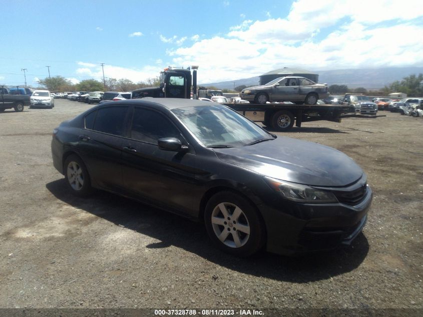 2016 HONDA ACCORD SEDAN LX - 1HGCR2F36GA225206