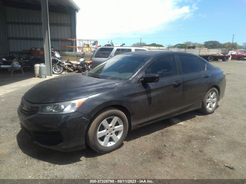 2016 HONDA ACCORD SEDAN LX - 1HGCR2F36GA225206