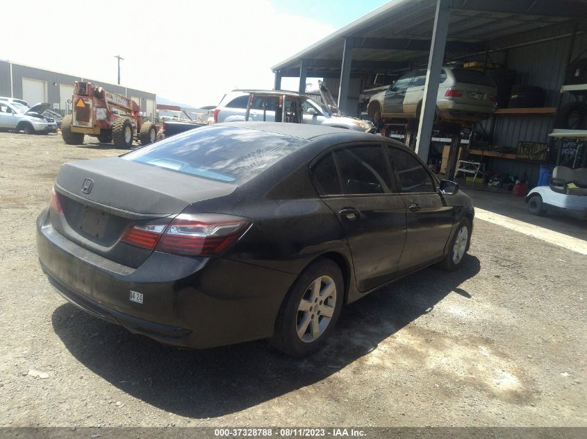 2016 HONDA ACCORD SEDAN LX - 1HGCR2F36GA225206