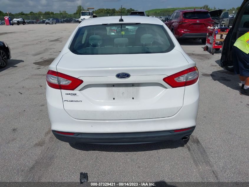 2013 FORD FUSION S - 3FA6P0G78DR296552