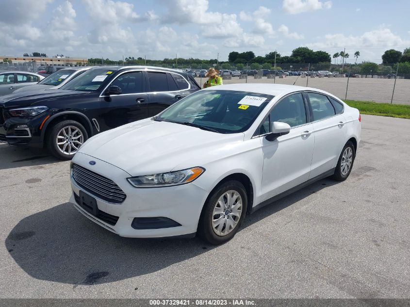 2013 FORD FUSION S - 3FA6P0G78DR296552