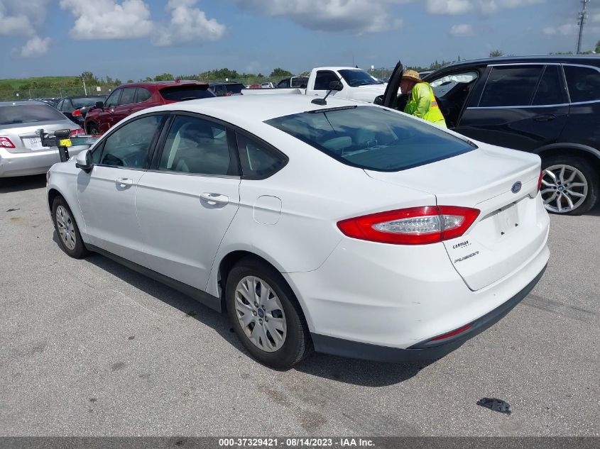 2013 FORD FUSION S - 3FA6P0G78DR296552