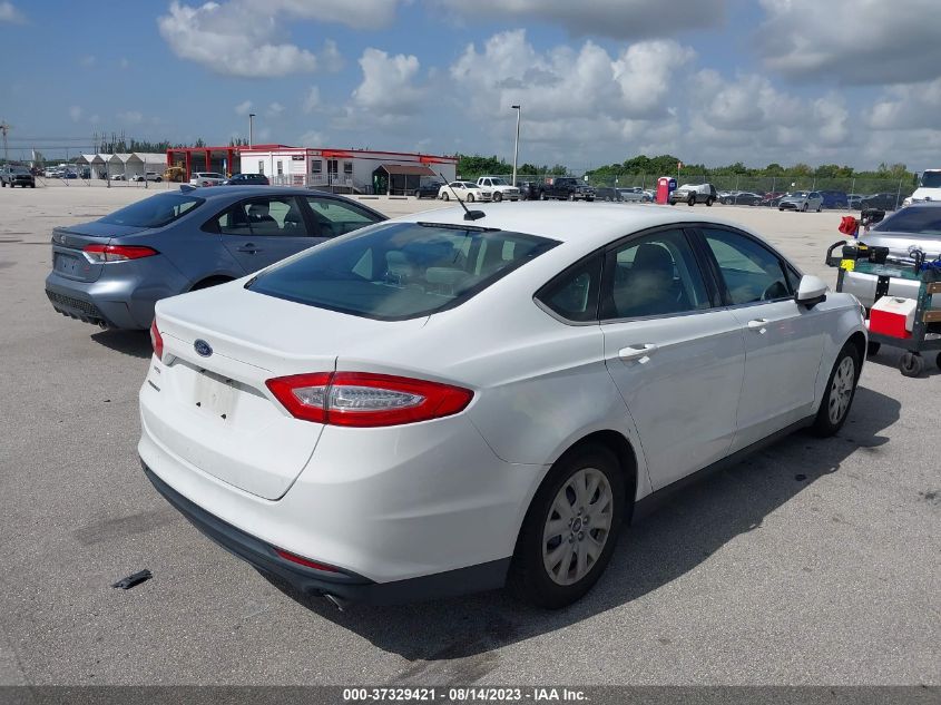 2013 FORD FUSION S - 3FA6P0G78DR296552