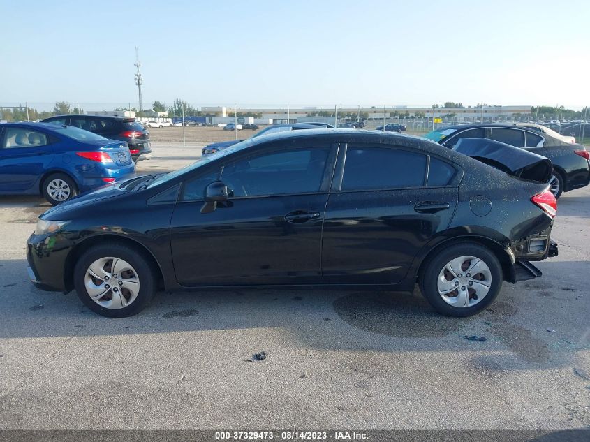 2013 HONDA CIVIC SDN LX - 2HGFB2F54DH516268