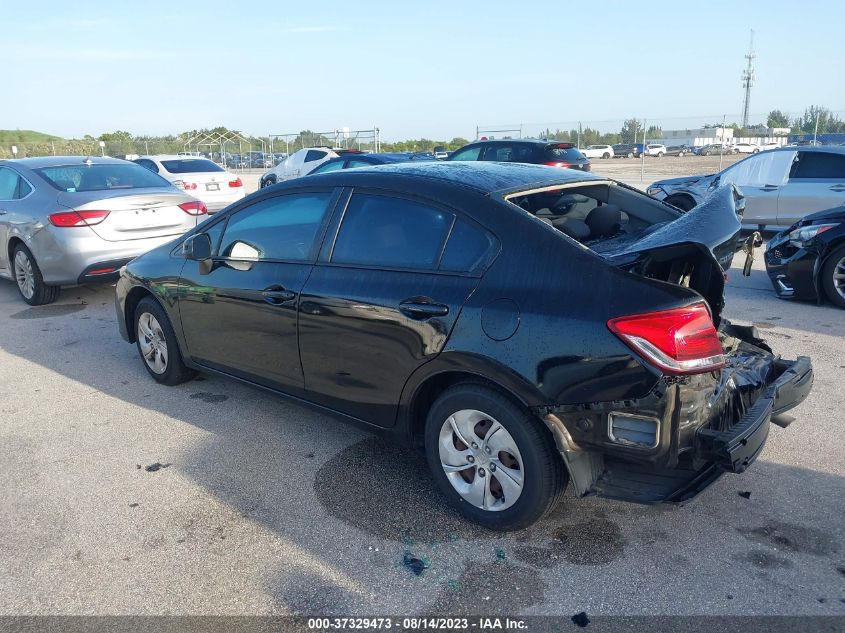 2013 HONDA CIVIC SDN LX - 2HGFB2F54DH516268
