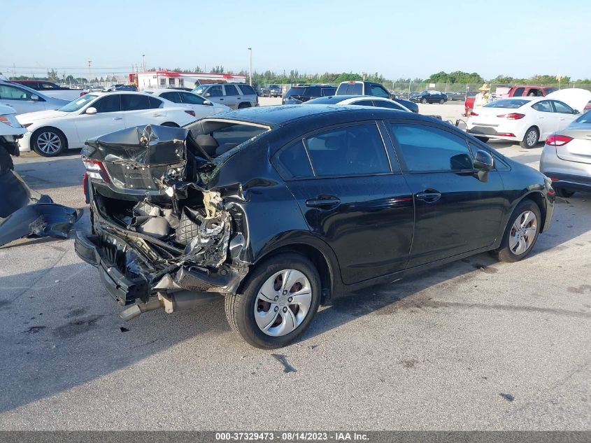 2013 HONDA CIVIC SDN LX - 2HGFB2F54DH516268