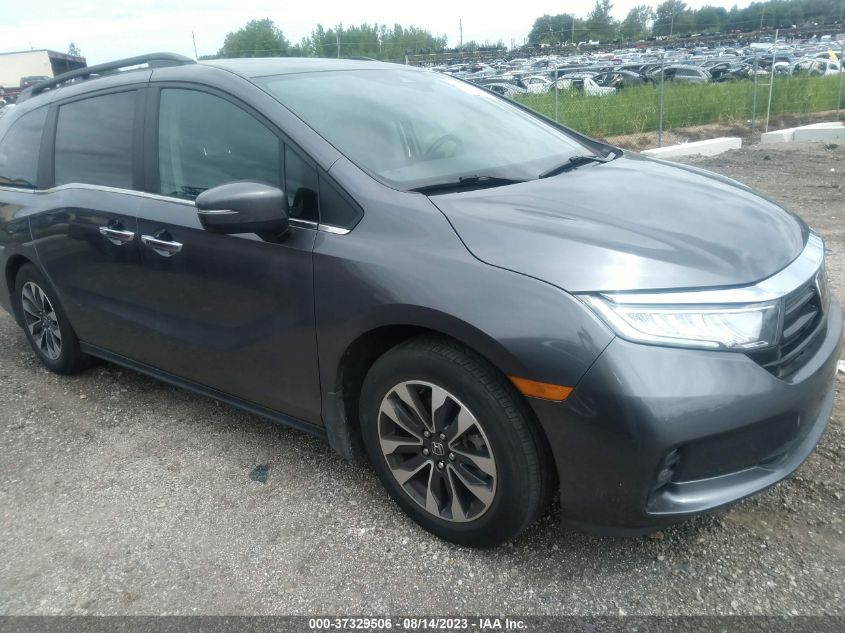 2022 HONDA ODYSSEY EX-L - 5FNRL6H70NB045869