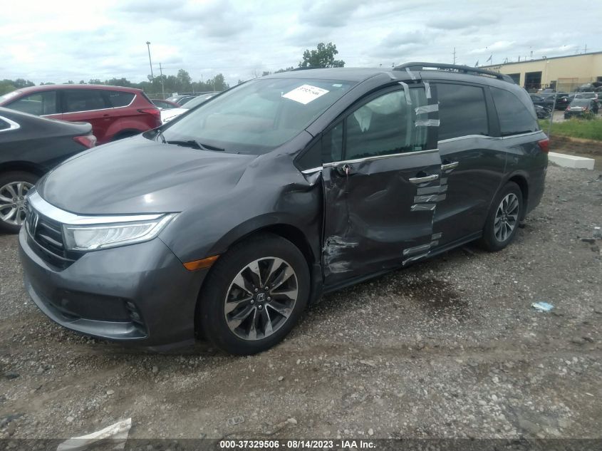 2022 HONDA ODYSSEY EX-L - 5FNRL6H70NB045869