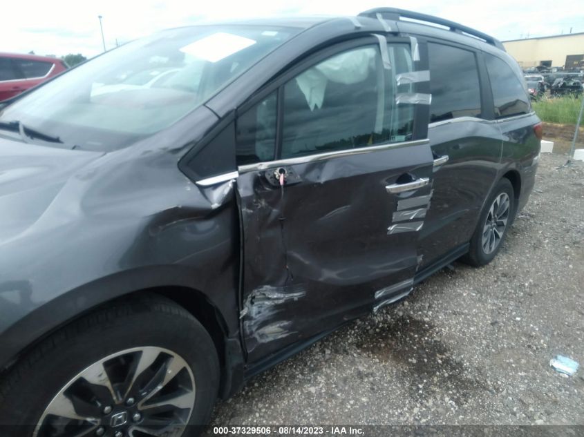 2022 HONDA ODYSSEY EX-L - 5FNRL6H70NB045869
