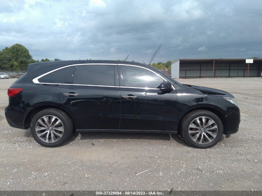 2016 ACURA MDX W/TECH/W/TECH - 5FRYD4H48GB012865