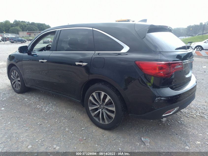 2016 ACURA MDX W/TECH/W/TECH - 5FRYD4H48GB012865