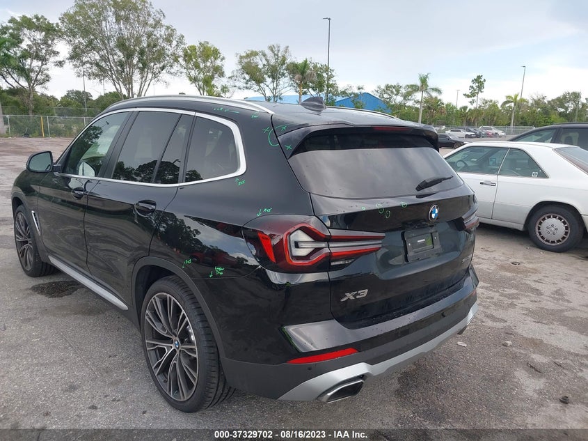 VIN 5UX43DP05N9J95231 2022 BMW X3 SDRIVE30I