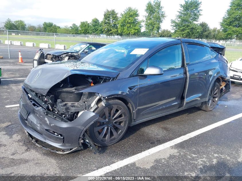 VIN 7SAXCBE69NF332853 2022 TESLA MODEL X