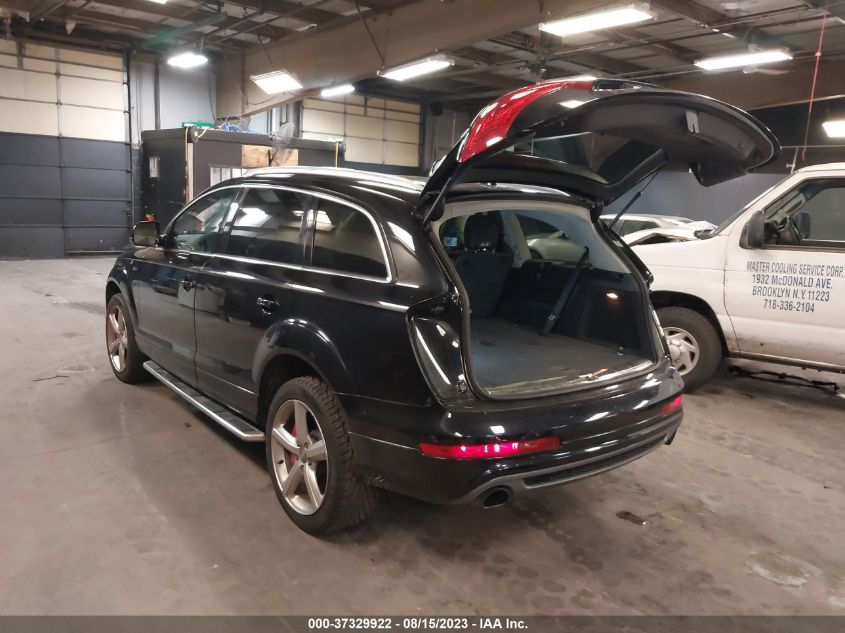 2013 AUDI Q7 3.0T S LINE PRESTIGE - WA1DGAFE3DD008589