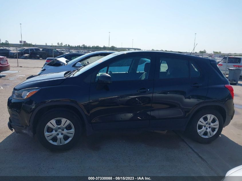 2018 CHEVROLET TRAX LS - 3GNCJKSB1JL187183