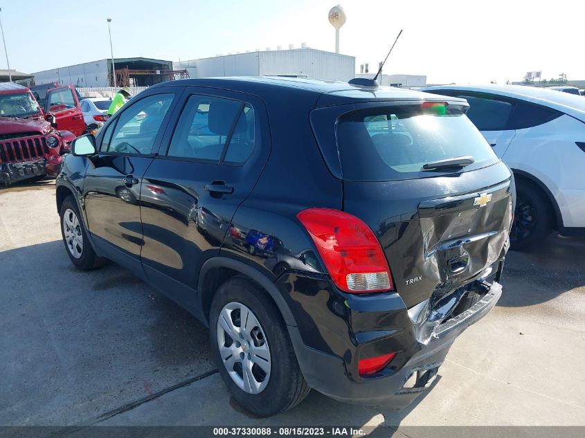 2018 CHEVROLET TRAX LS - 3GNCJKSB1JL187183