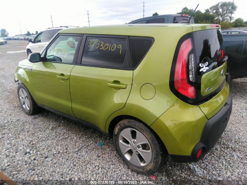 2016 KIA SOUL BASE - KNDJN2A24G7868490