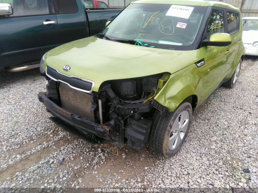 2016 KIA SOUL BASE - KNDJN2A24G7868490