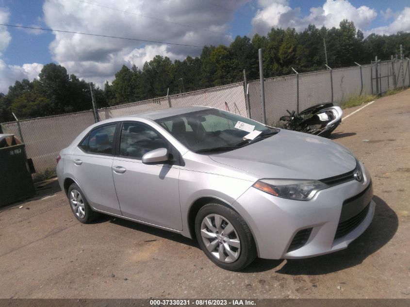 2016 TOYOTA COROLLA L/LE/S/S PLUS/LE PLUS - 2T1BURHE3GC638406