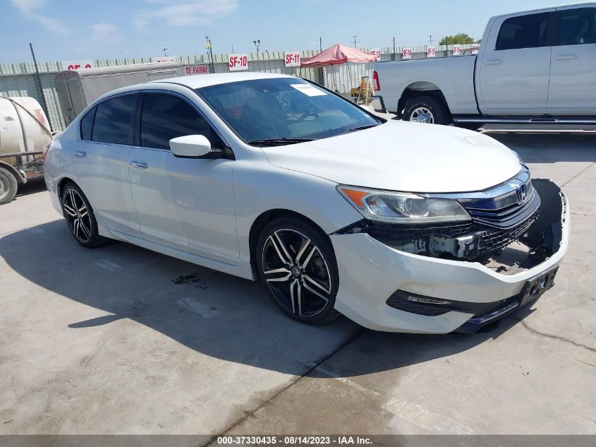 2017 HONDA ACCORD SEDAN SPORT - 1HGCR2F6XHA183330