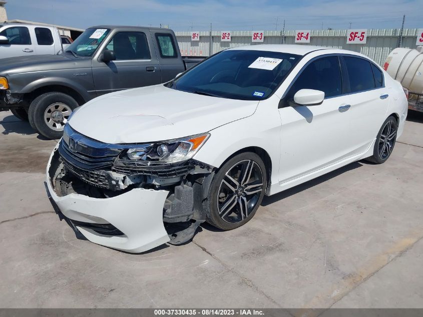 2017 HONDA ACCORD SEDAN SPORT - 1HGCR2F6XHA183330