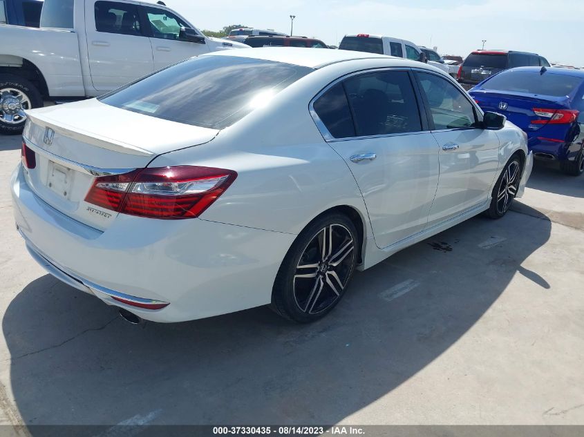 2017 HONDA ACCORD SEDAN SPORT - 1HGCR2F6XHA183330