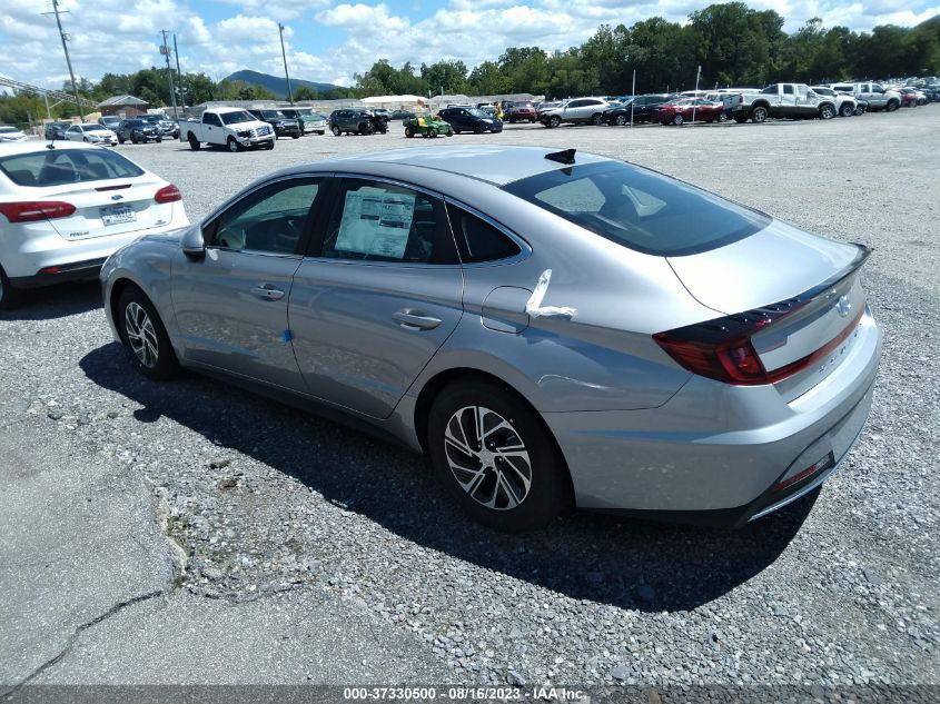 2023 HYUNDAI SONATA HYBRID BLUE - KMHL24JJ0PA071379